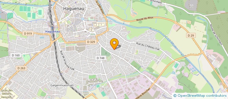 localisation de l'entreprise JVC3752  HAGUENAU