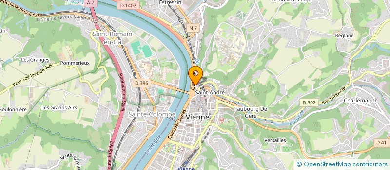 localisation de l'entreprise JVCARS IMMAT  VIENNE