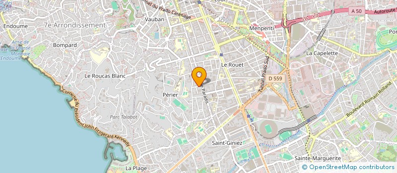 localisation de l'entreprise JVCB à MARSEILLE