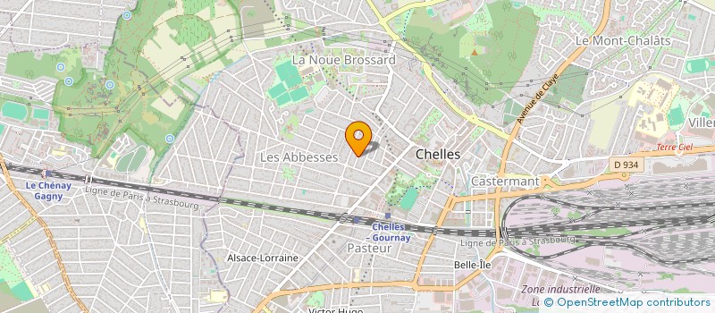 localisation de l'entreprise JVCE  CHELLES