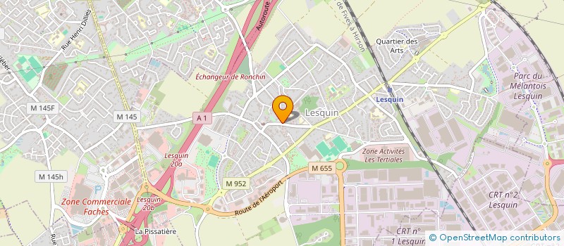 localisation de l'entreprise JVCO COIFFURE à LESQUIN