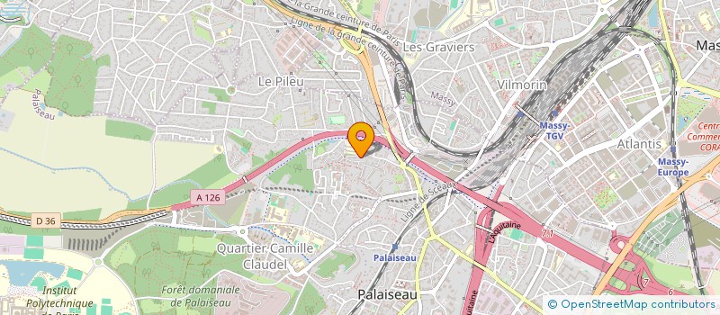 localisation de l'entreprise JVD ENTERTAINMENT à PALAISEAU
