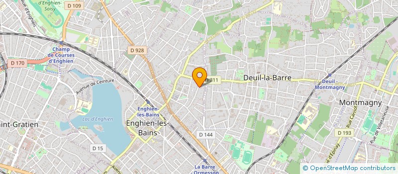 localisation de l'entreprise JVDD à MONTMORENCY