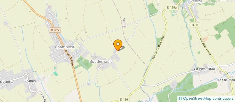 localisation de l'entreprise JVDL  CHAMPLOST