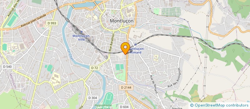 localisation de l'entreprise JVDMENUISERIE à MONTLUCON