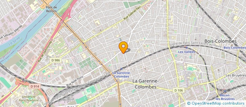 localisation de l'entreprise JVDS à COLOMBES