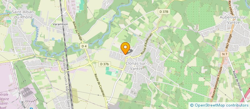 localisation de l'entreprise JVE CONSEIL  CLONAS-SUR-VAREZE