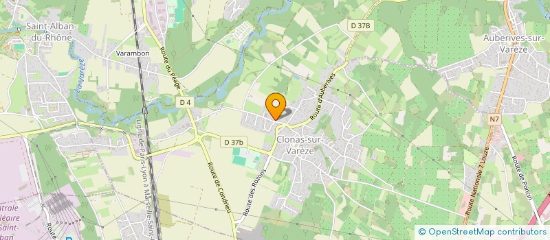 localisation de l'entreprise JVE IMMO  CLONAS-SUR-VAREZE