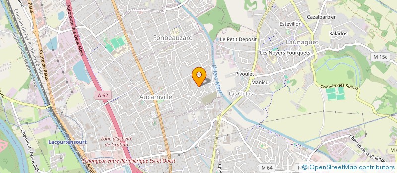 localisation de l'entreprise JVESTI à AUCAMVILLE