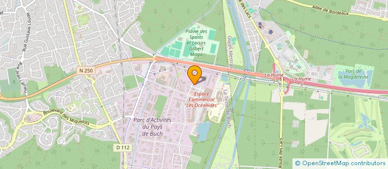localisation de l'entreprise JVF DECO à LA TESTE-DE-BUCH