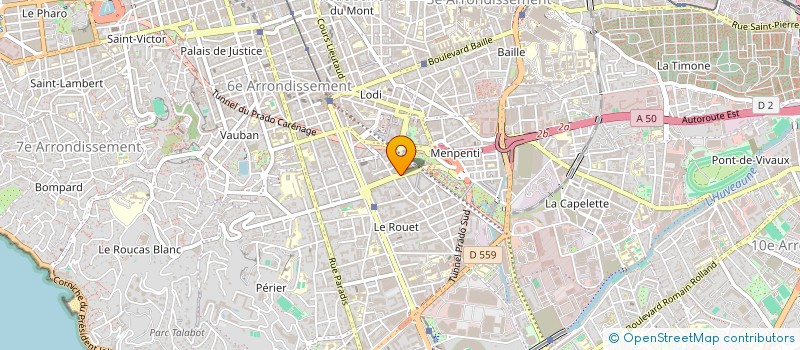 localisation de l'entreprise JVFSC à MARSEILLE