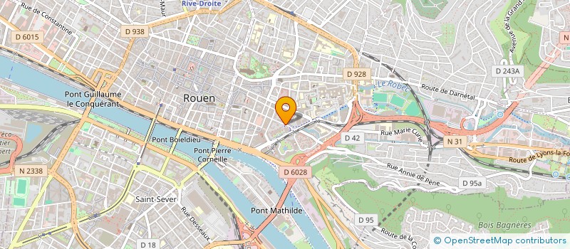 localisation de l'entreprise JVG à ROUEN