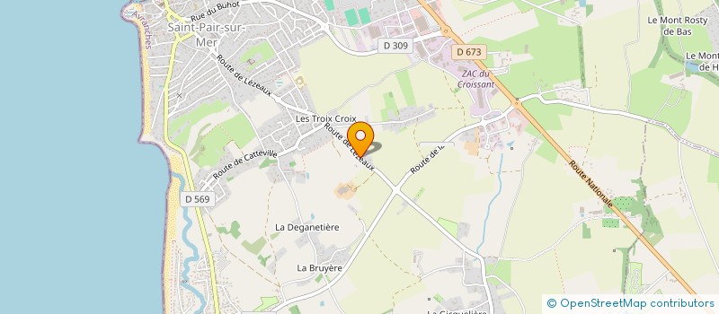 localisation de l'entreprise JVGPC  SAINT-PAIR-SUR-MER