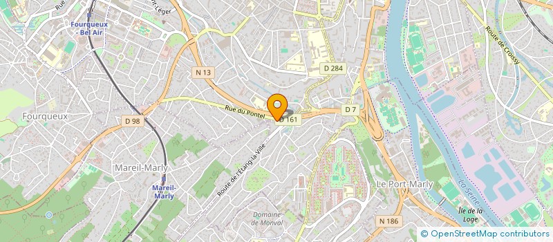 localisation de l'entreprise JVH FORMATION  LE PECQ