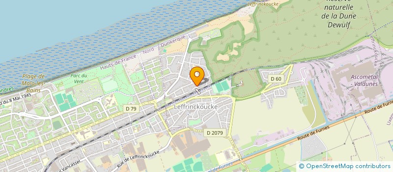 localisation de l'entreprise JVHR  LEFFRINCKOUCKE