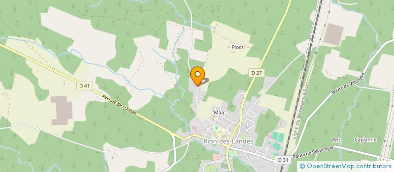 localisation de l'entreprise JVI CONSEIL  RION-DES-LANDES