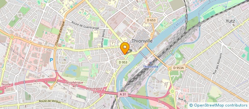 localisation de l'entreprise JVI FINANCE à THIONVILLE