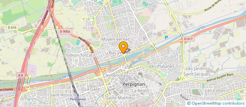 localisation de l'entreprise JVIDEO à PERPIGNAN