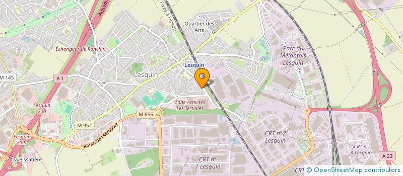 localisation de l'entreprise JVIE  LESQUIN