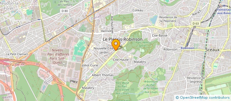 localisation de l'entreprise JVIMSIDE  LE PLESSIS-ROBINSON