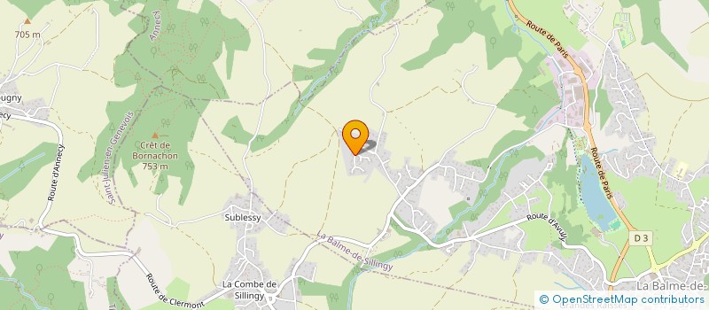 localisation de l'entreprise JVJM  EPAGNY METZ-TESSY