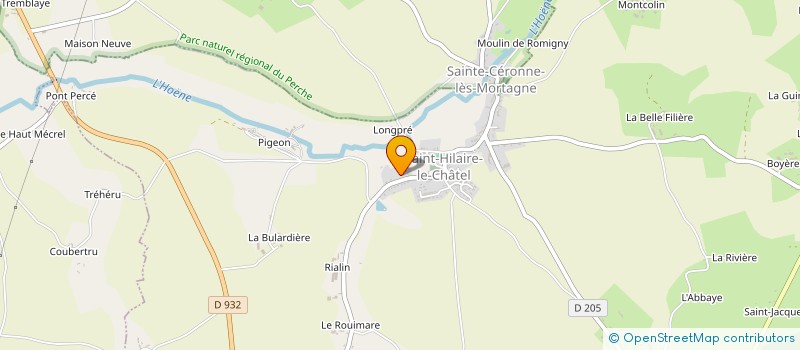 localisation de l'entreprise JVJMC à SAINT-HILAIRE-LE-CHATEL