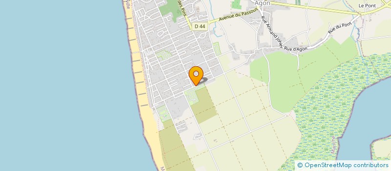 localisation de l'entreprise JVJNJ  AGON-COUTAINVILLE