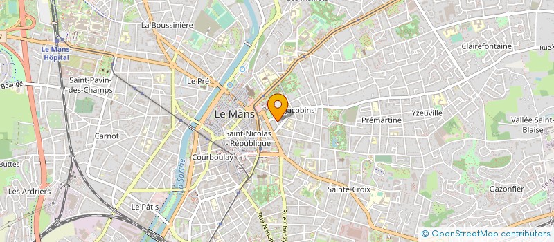 localisation de l'entreprise JVK  LE MANS