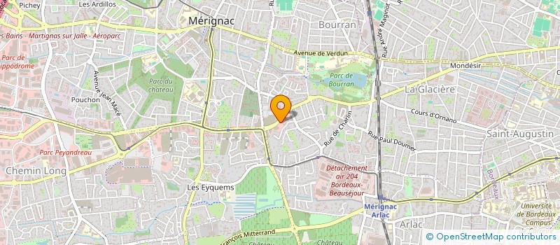 localisation de l'entreprise JVL SERVICE à MERIGNAC