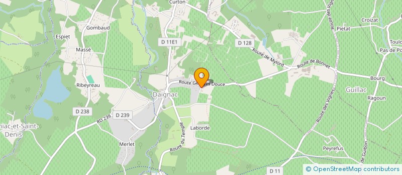 localisation de l'entreprise JVL SERVICES  DAIGNAC