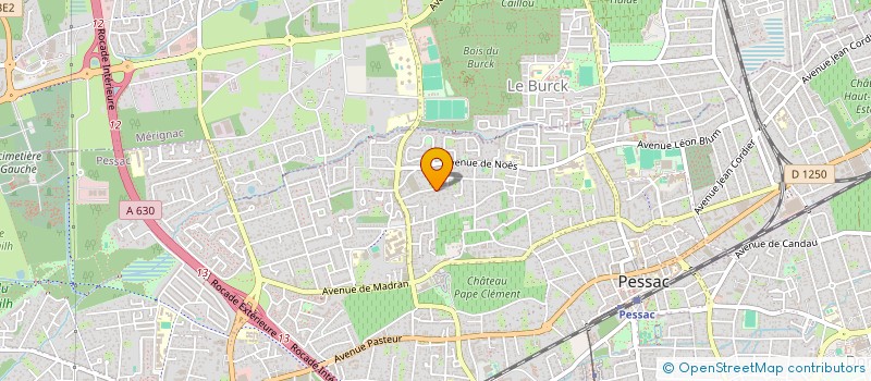 localisation de l'entreprise JVLC INVEST  PESSAC