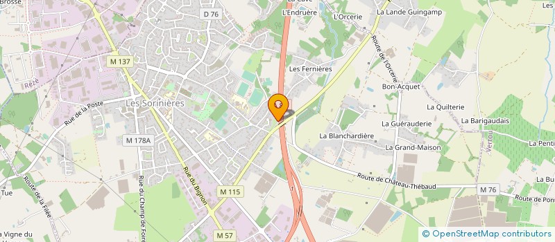 localisation de l'entreprise JVM à SORINIERES (LES)