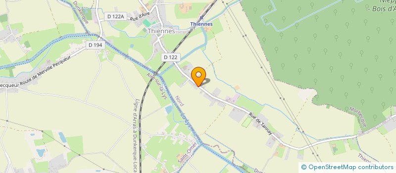 localisation de l'entreprise JVM à THIENNES