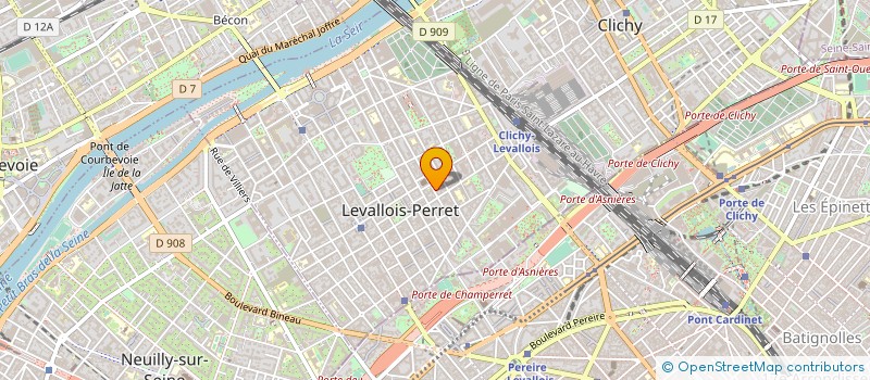 localisation de l'entreprise JVM à LEVALLOIS-PERRET