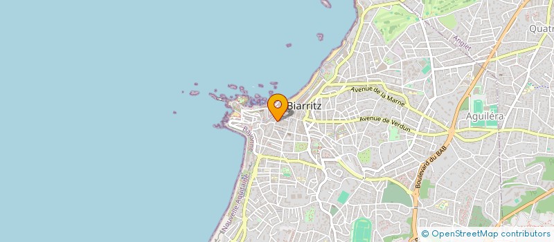 localisation de l'entreprise JVM CLUB  BIARRITZ