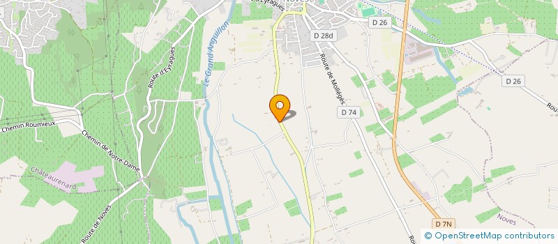 localisation de l'entreprise JVM PAYSAGE à NOVES