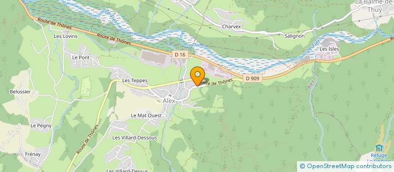 localisation de l'entreprise JVMB  ALEX