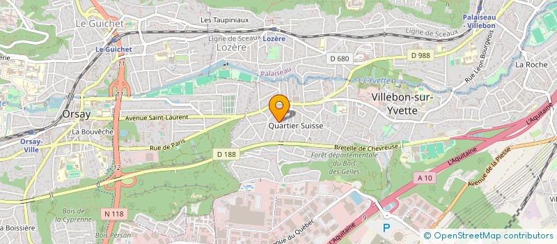 localisation de l'entreprise JVML à VILLEBON-SUR-YVETTE