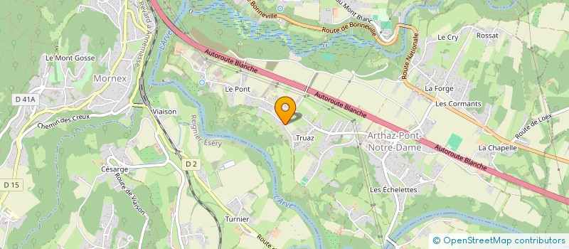 localisation de l'entreprise JVMS IMMOBILIER  ARTHAZ-PONT-NOTRE-DAME