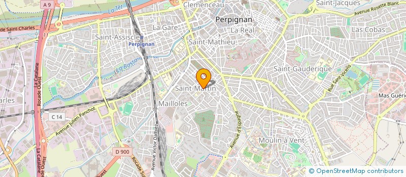 localisation de l'entreprise JVN  PERPIGNAN