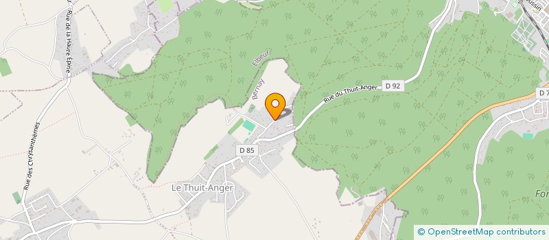 localisation de l'entreprise JVN  LE THUIT DE L'OISON