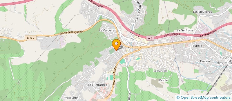 localisation de l'entreprise JVOM à LE LUC