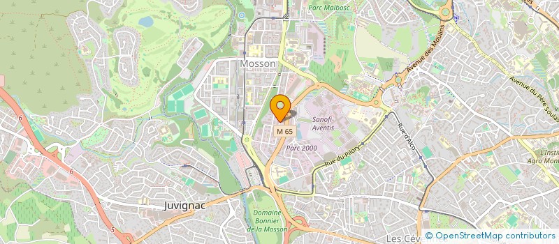 localisation de l'entreprise JVPARIS à MONTPELLIER