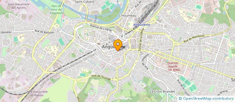 localisation de l'entreprise JVR à ANGOULEME