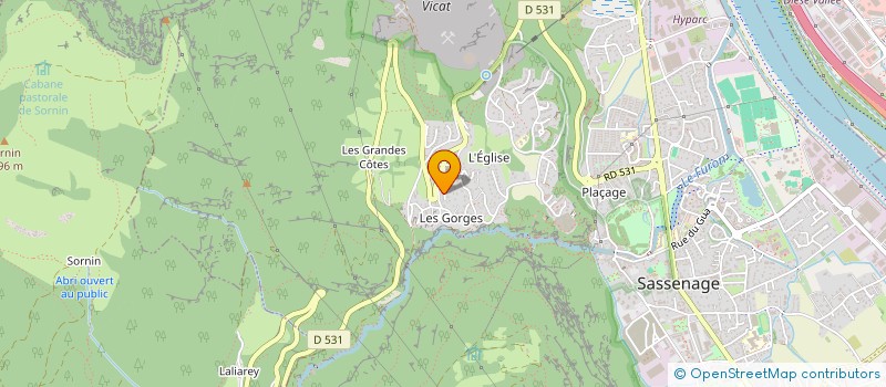 localisation de l'entreprise JVR  SASSENAGE