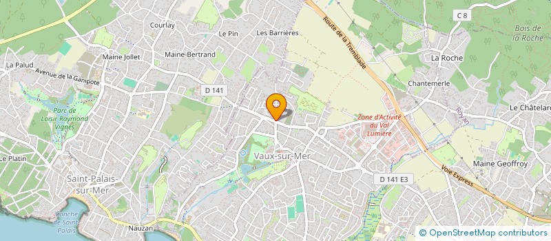 localisation de l'entreprise JVRESSOURCES  VAUX-SUR-MER