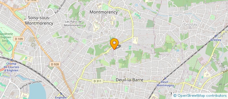 localisation de l'entreprise JVS à DEUIL-LA-BARRE