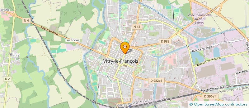 localisation de l'entreprise JVS à VITRY-LE-FRANCOIS