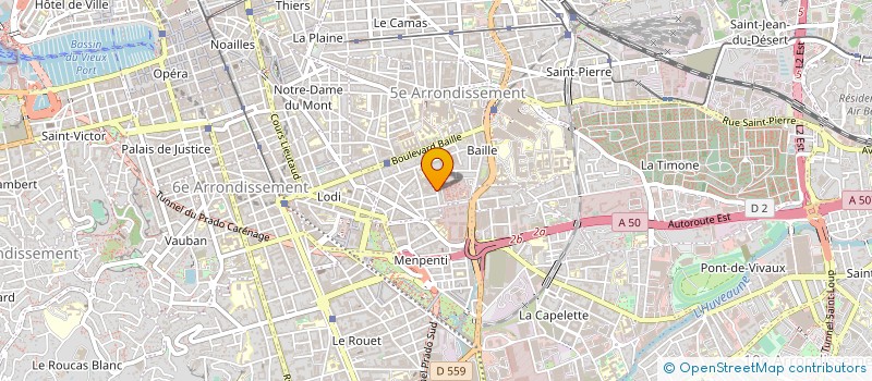 localisation de l'entreprise JVS DRIVER à MARSEILLE