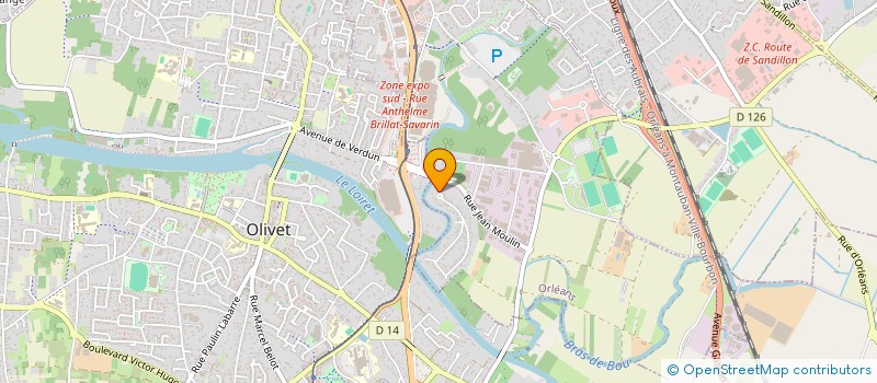 localisation de l'entreprise JVS ELECTRICITE à ORLEANS